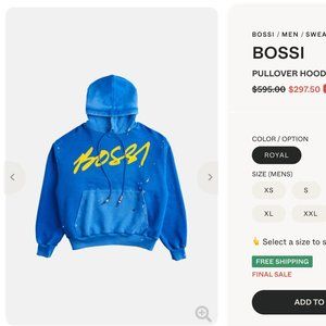 Bossi Hoodie- Like New (S) Men's